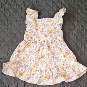 Floral Ruffle Baby Dress, 12m
